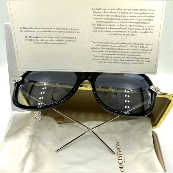 🏆Boucheron BC0032S 002, Size 55-18-140 Exclusive‼️ - Picture 6 of 16